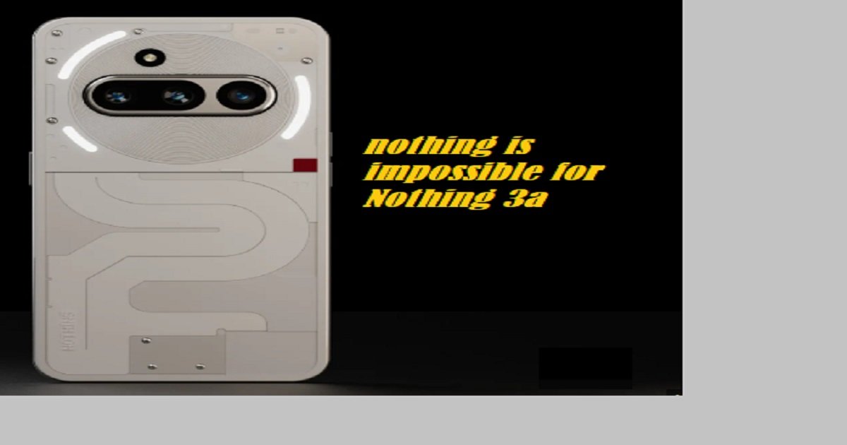 Nothing Phone (3a) Series Launch in India