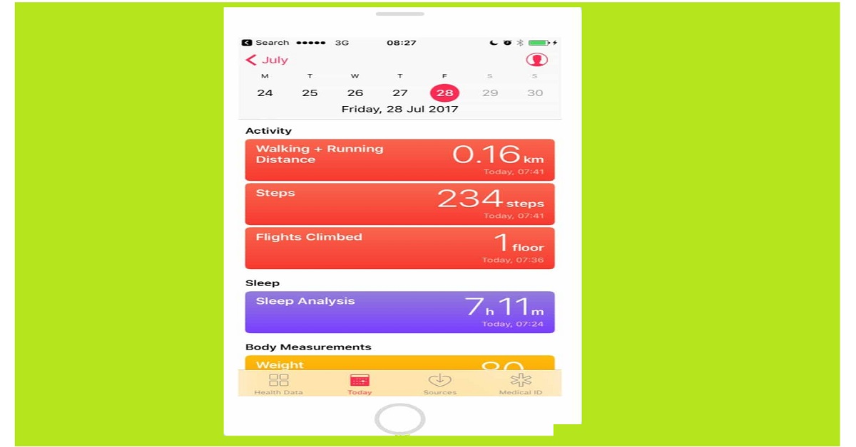 iphone count steps
